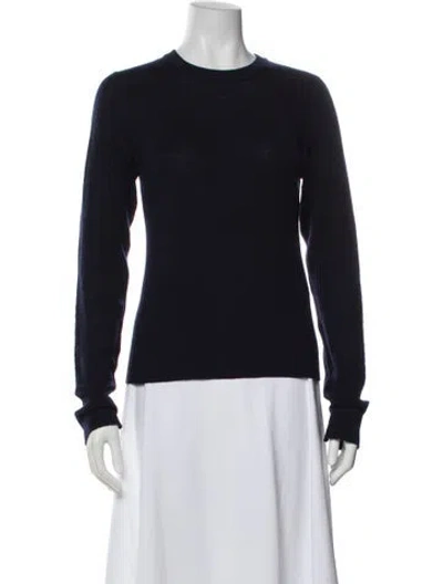 Pre-owned Rag & Bone Wool Crew Neck Sweater In Blue