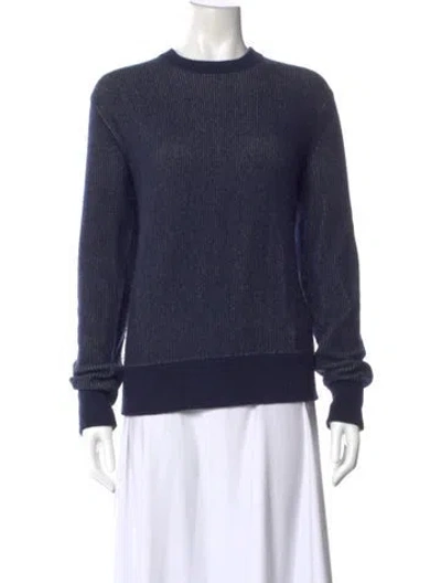 Pre-owned Rag & Bone Wool Crew Neck Sweater In Blue