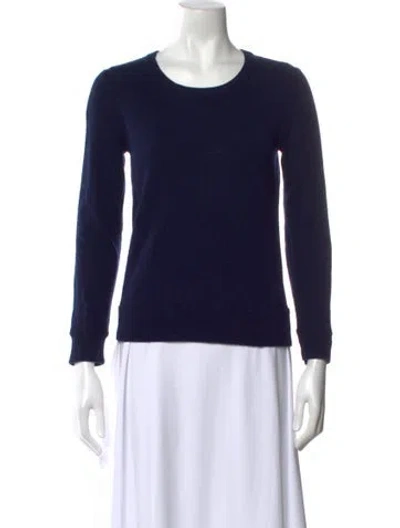 Pre-owned Rag & Bone Wool Crew Neck Sweater In Blue