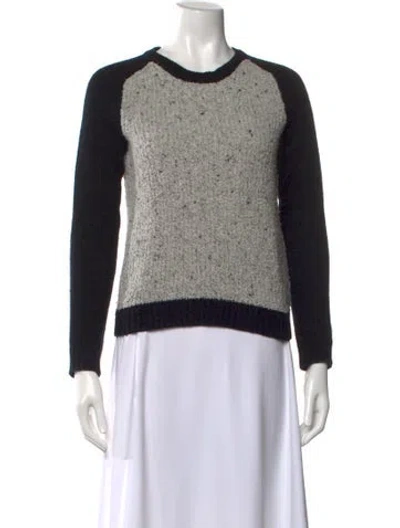 Pre-owned Rag & Bone Wool Crew Neck Sweater In Gray