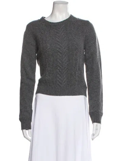 Pre-owned Rag & Bone Wool Crew Neck Sweater In Gray