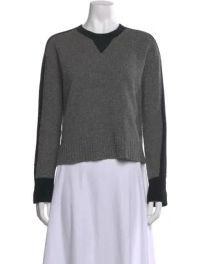 Pre-owned Rag & Bone Wool Crew Neck Sweater In Gray