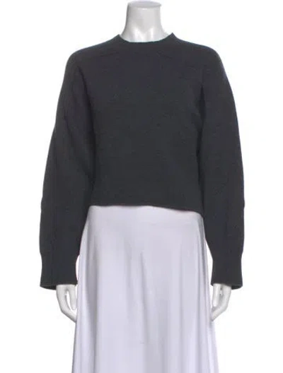 Pre-owned Rag & Bone Wool Crew Neck Sweater In Green