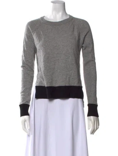 Pre-owned Rag & Bone Wool Crew Neck Sweater In Grey