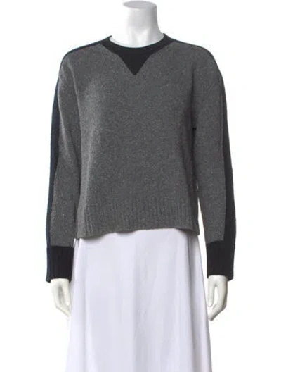 Pre-owned Rag & Bone Wool Crew Neck Sweater In Grey