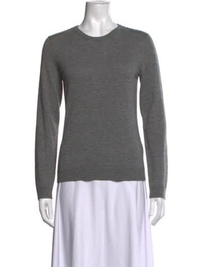 Pre-owned Rag & Bone Wool Crew Neck Sweater In Grey