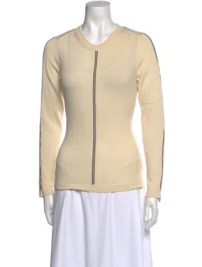 Pre-owned Rag & Bone Wool Crew Neck Sweater In Neutral