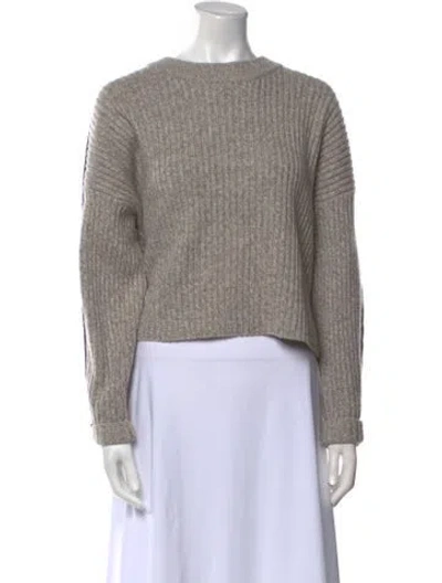 Pre-owned Rag & Bone Wool Crew Neck Sweater In Neutral
