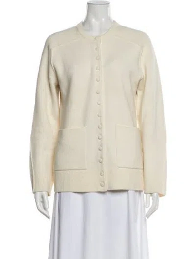 Pre-owned Rag & Bone Wool Crew Neck Sweater In Neutral