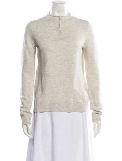 Pre-owned Rag & Bone Wool Crew Neck Sweater In Neutral