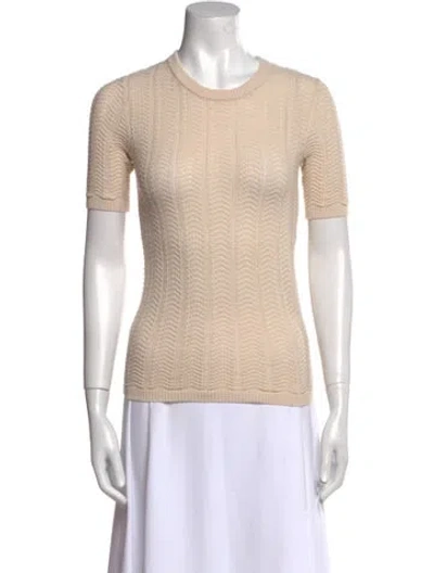Pre-owned Rag & Bone Wool Crew Neck Sweater In Neutral
