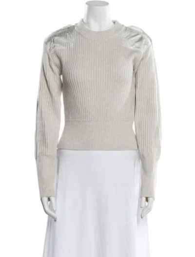 Pre-owned Rag & Bone Wool Crew Neck Sweater In Neutral