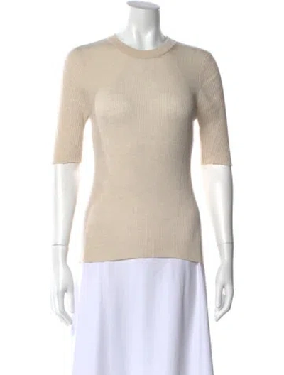 Pre-owned Rag & Bone Wool Crew Neck Sweater In Neutral