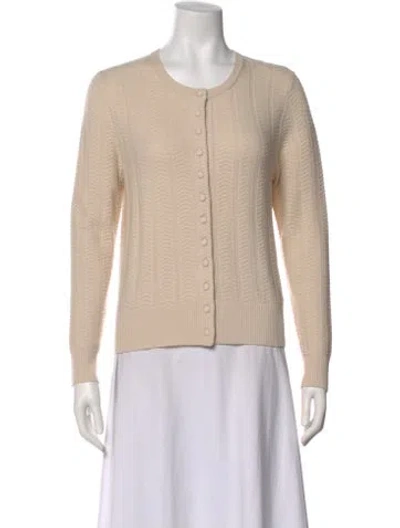 Pre-owned Rag & Bone Wool Crew Neck Sweater In Neutral