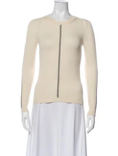 Pre-owned Rag & Bone Wool Crew Neck Sweater In Neutral