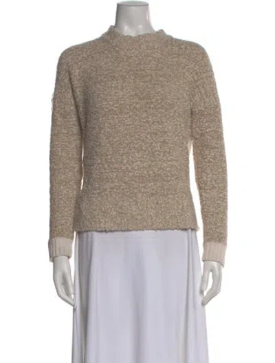 Pre-owned Rag & Bone Wool Crew Neck Sweater In Neutral
