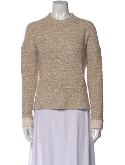 Pre-owned Rag & Bone Wool Crew Neck Sweater In Neutral