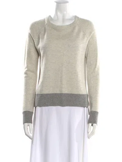 Pre-owned Rag & Bone Wool Crew Neck Sweater In Neutral
