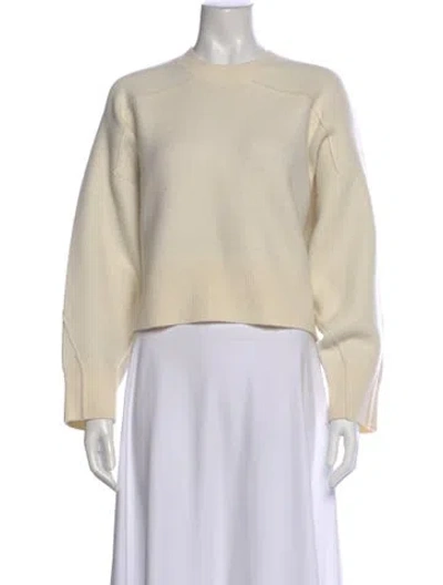 Pre-owned Rag & Bone Wool Crew Neck Sweater In Neutral