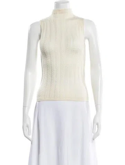 Pre-owned Rag & Bone Wool Crew Neck Sweater In Neutral