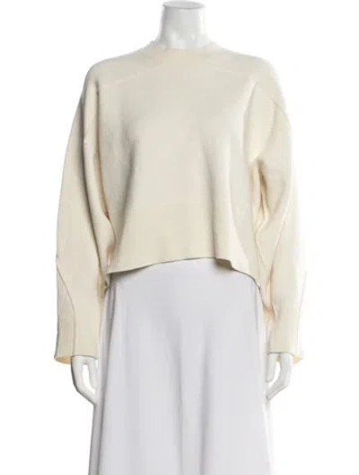 Pre-owned Rag & Bone Wool Crew Neck Sweater In Neutral