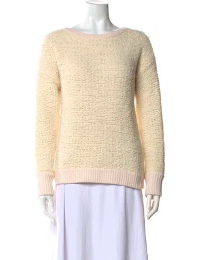 Pre-owned Rag & Bone Wool Crew Neck Sweater In Neutral