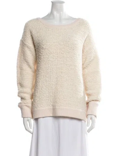 Pre-owned Rag & Bone Wool Crew Neck Sweater In Neutral