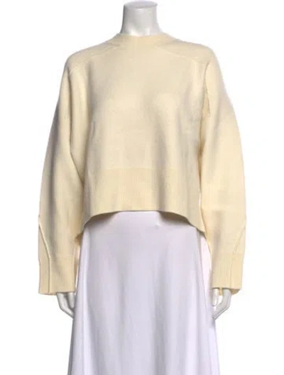 Pre-owned Rag & Bone Wool Crew Neck Sweater In Neutrals