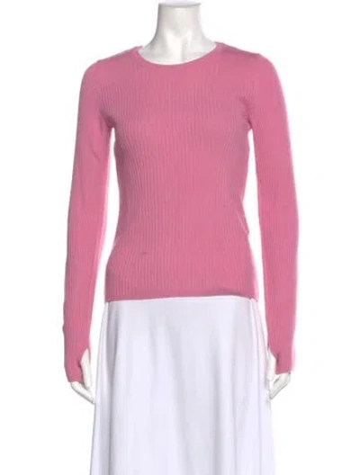 Pre-owned Rag & Bone Wool Crew Neck Sweater In Pink