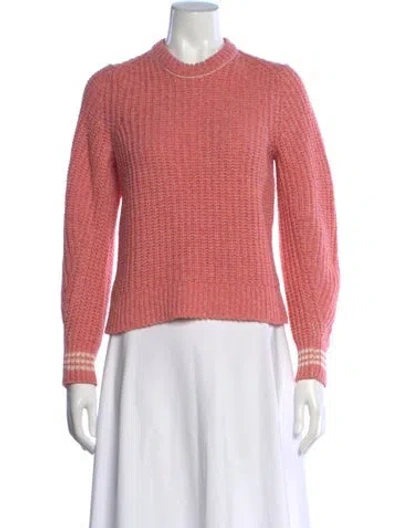 Pre-owned Rag & Bone Wool Crew Neck Sweater In Pink