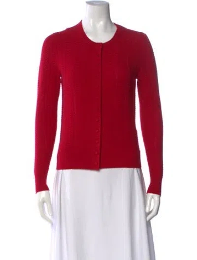 Pre-owned Rag & Bone Wool Crew Neck Sweater In Red