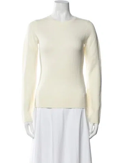 Pre-owned Rag & Bone Wool Crew Neck Sweater W/ Tags In Yellow