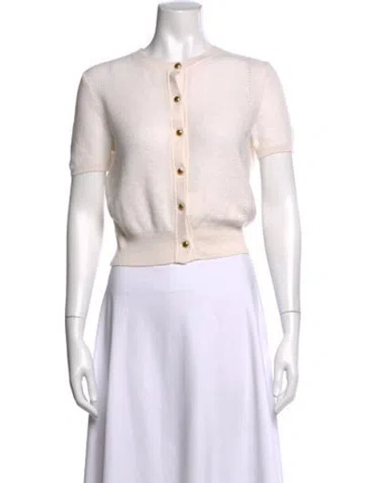 Pre-owned Rag & Bone Wool Crew Neck Sweater In White