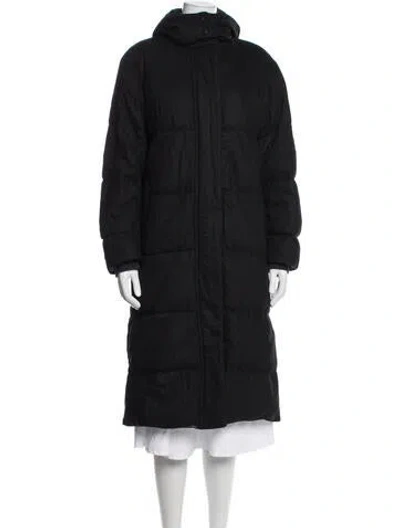 Pre-owned Rag & Bone Wool Down Coat In Black