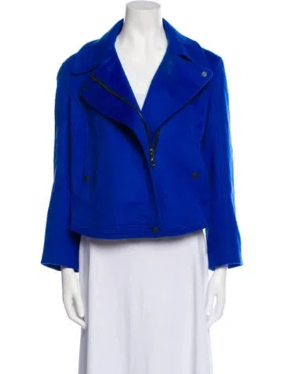 Pre-owned Rag & Bone Wool Evening Jacket In Blue