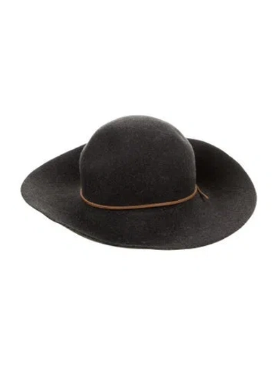 Pre-owned Rag & Bone Wool Fedora In Black