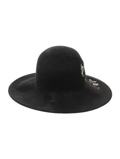 Pre-owned Rag & Bone Wool Fedora In Black