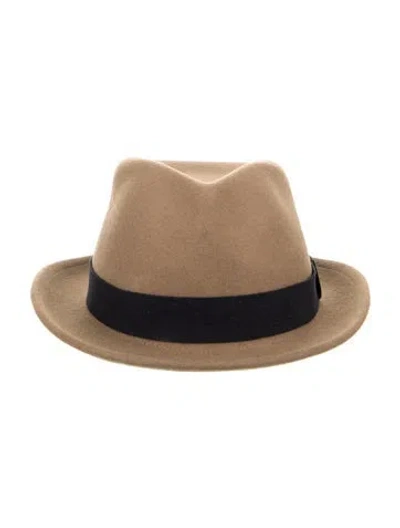 Pre-owned Rag & Bone Wool Fedora In Brown