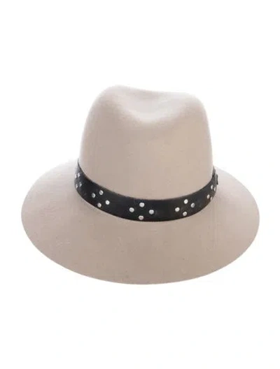 Pre-owned Rag & Bone Wool Fedora Hat In Brown