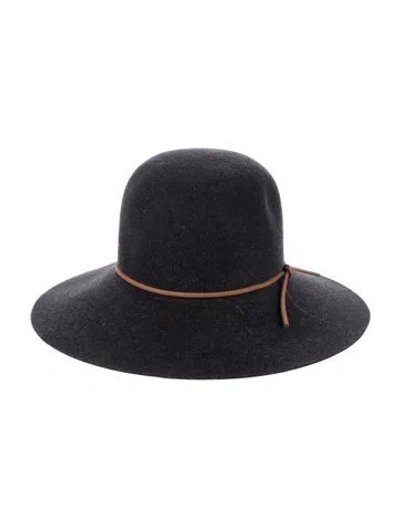 Pre-owned Rag & Bone Wool Fedora Hat In Gray