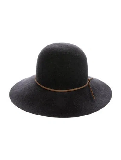 Pre-owned Rag & Bone Wool Fedora Hat In Gray
