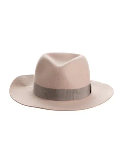 Pre-owned Rag & Bone Wool Fedora Hat In Multi