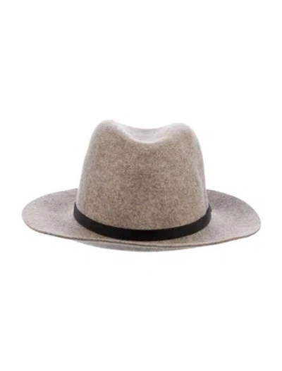 Pre-owned Rag & Bone Wool Fedora In Neutral