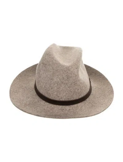 Pre-owned Rag & Bone Wool Fedora In Neutral