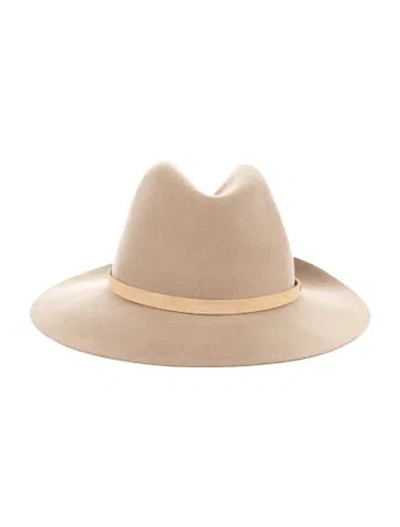 Pre-owned Rag & Bone Wool Fedora In Neutral