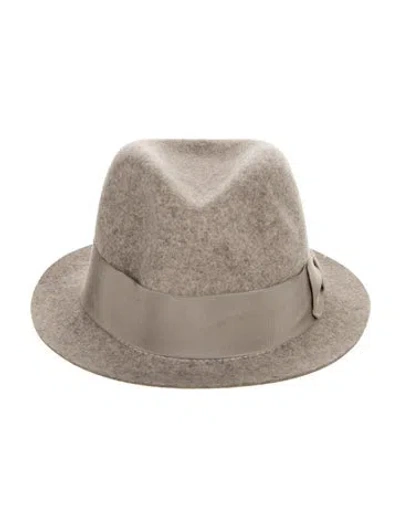Pre-owned Rag & Bone Wool Fedora In Neutral
