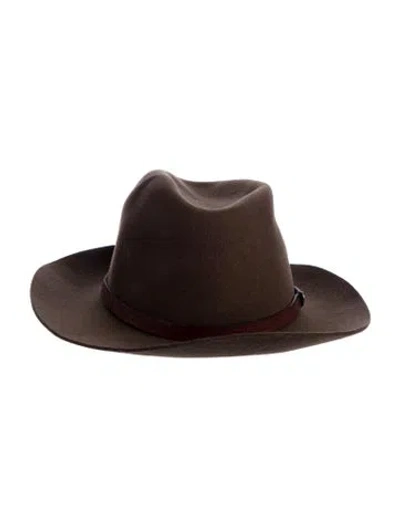 Pre-owned Rag & Bone Wool Felt Hat In Brown