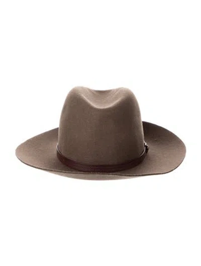Pre-owned Rag & Bone Wool Felt Hat In Brown