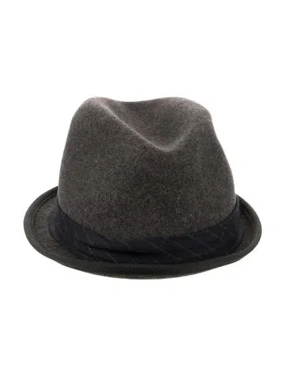 Pre-owned Rag & Bone Wool Felt Top Hat In Gray