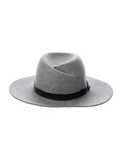Pre-owned Rag & Bone Wool Gambler Hat In Gray